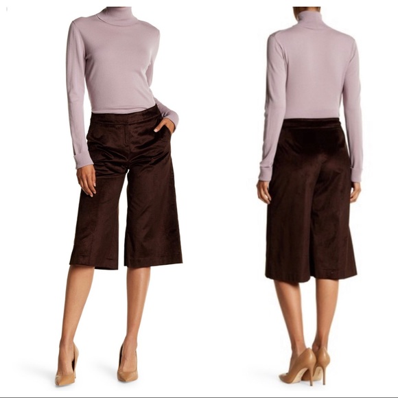 Lafayette 148 New York Pants - Lafayette 148 New York Kenmare Velvet Culotte